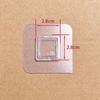 Waterproof Moisture-proof Accessories Non-marking Fixing Square Adhesive Fasteners Soap Box Patch Storage Rack Adhesive Fastener