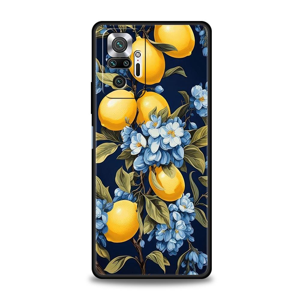 

Retro Fruit lemon Phone Case For Xiaomi Redmi Note 14 13 12 5G 11 10 Pro Plus 4G 9S 9 14C 13C 12C 10C 9C 9A Soft TPU Cover Redmi Note 11