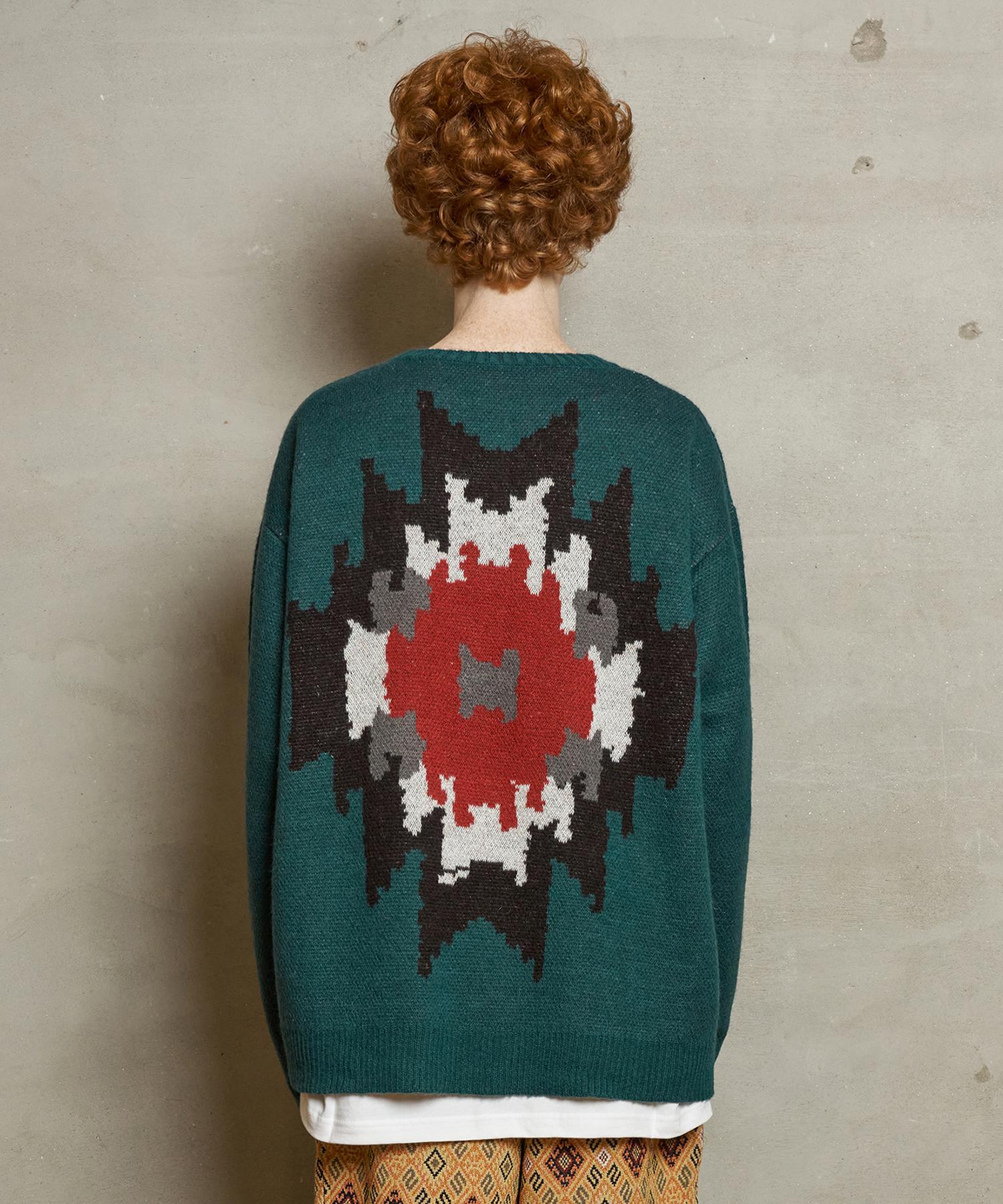 Analogoid Ortega Mohair Knit / Emerald Emerald/S