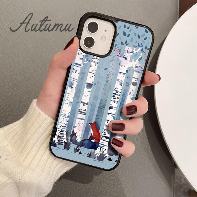 Urocze kreskówkowe zwierzątko Czerwone etui foArt na telefon dla iPhone 11 12 13 14 Pro Max mini XR XS SE 2020 7 8 Plus Galaxy S21 S22 Pokrowiec skorupa