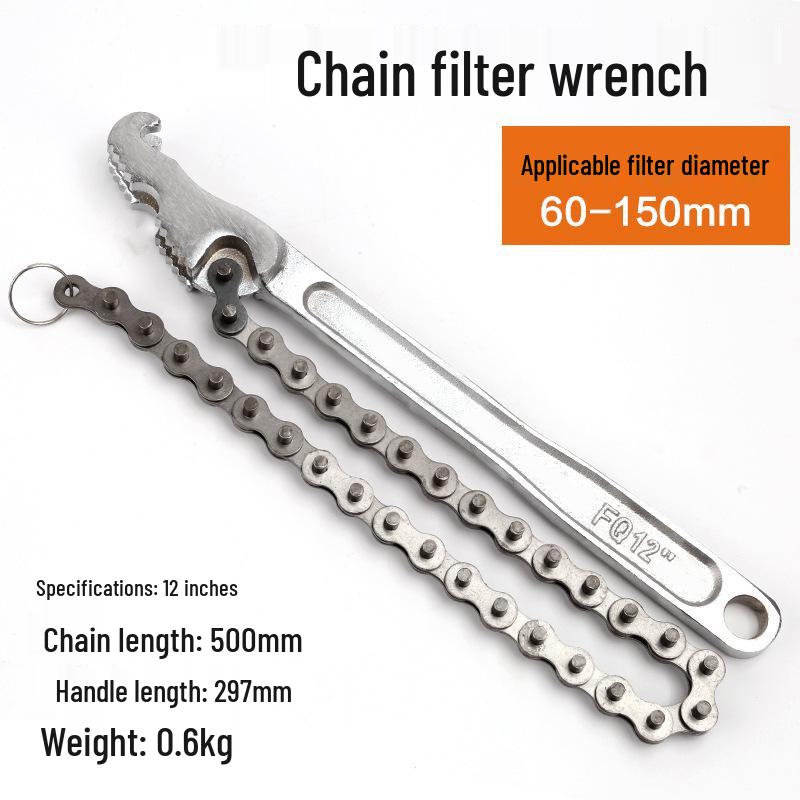 Non-slip Oil and Water Filter Wrench Tool