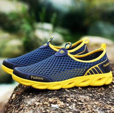 Unisex-Schuhe, leichte, ausgehöhlte, lässige Sportschuhe aus Mesh-Wasserschuhen
