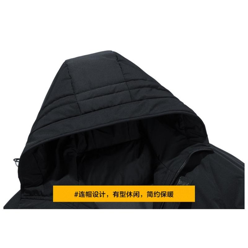 Autumn and winter men's clothing trends, new down jackets, thickened hooded warm jackets, men's handsome and versatile cold clothing, winter clothes