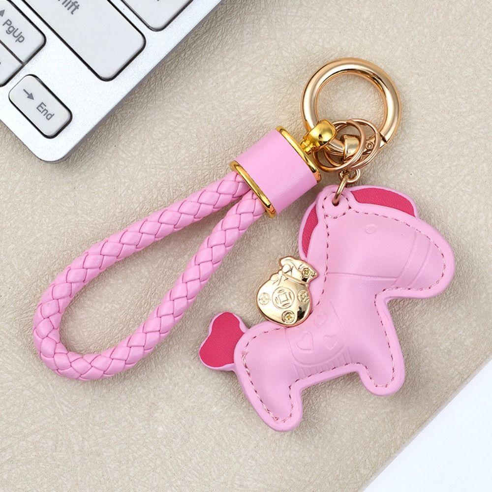 Cartoon Style Zodiac Pony PU Doll Candy Color Year Horse Mascot  Zodiac Celebration
