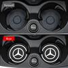 For MERCEDES BENZ AMG W203 W205 W206 W166 X253 C180 X205 PVC Car Coasters Water Cup Slots Non-Slip Mat Water Cup Pad Accessories OX9
