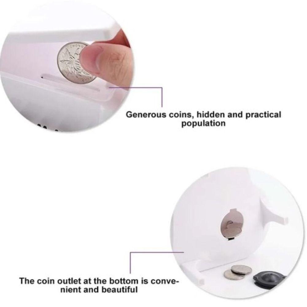 Cute Piano Modeling Piggy Bank Piano Shape Coin Storage Jar Simulation Piano Coin Box  School