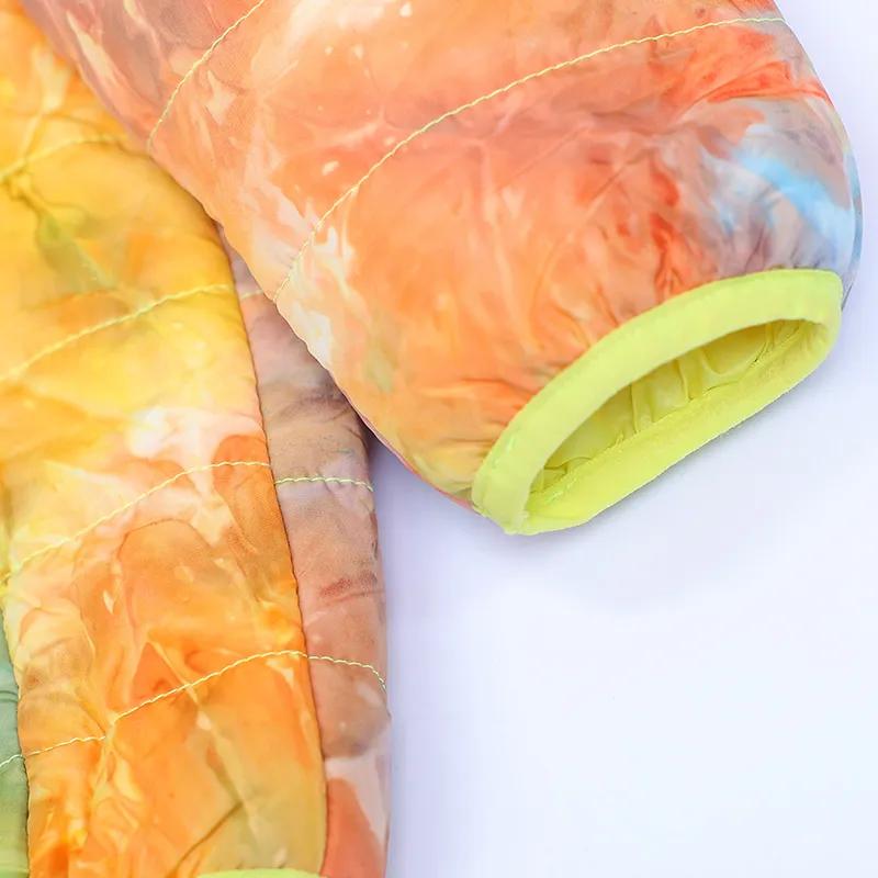 Large Size Women's Cotton-padded Jacket Lightweight Cotton-padded Jacket Stand-up Collar Warm Jacket Hooded Loose Jacket