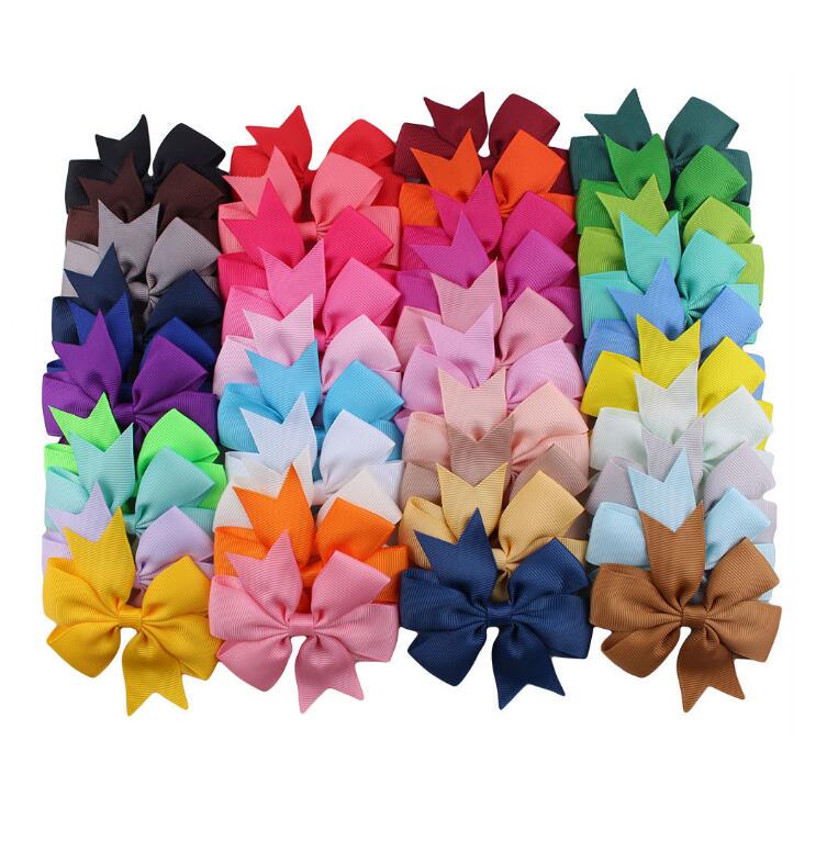 5pcs Baby Girls Colorful Headbands and Forked Tail Bow Thread Ribbon Hair Clips