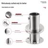 Stainless Steel Flange Base for Clothes Rods & Curtain Fixings