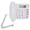 Home Corded Phone LCD Display Ringtone Volume Adjustment Big Button Landline with Speaker for Seniors