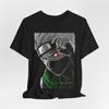 T-shirt inspirowany anime, koszulka graficzna Kakashi dla unisex, odzież codzienna