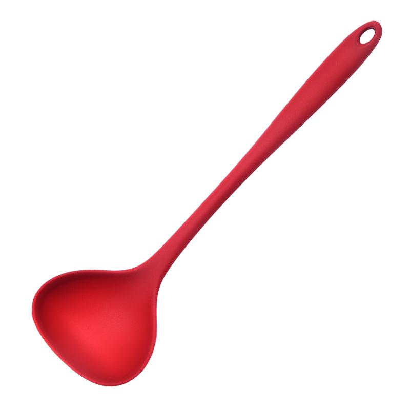 

Набор кухонных принадлежностей из термостойкого силикона с антипригарным покрытием: Лопатка, ложка, дуршлаг - 5 шт.