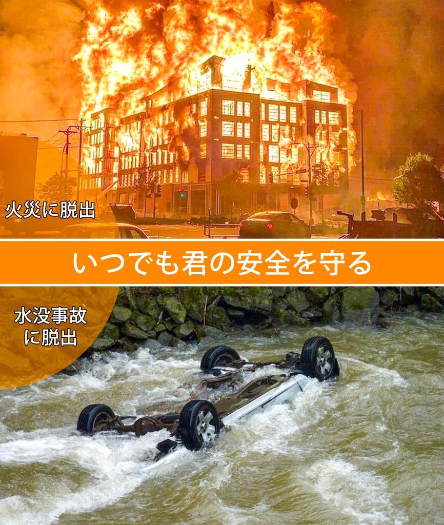 KIMINO Car [Breaking Glass In One Second] Emergency Escape Hammer, Rescue Hammer, Safety Hammer,