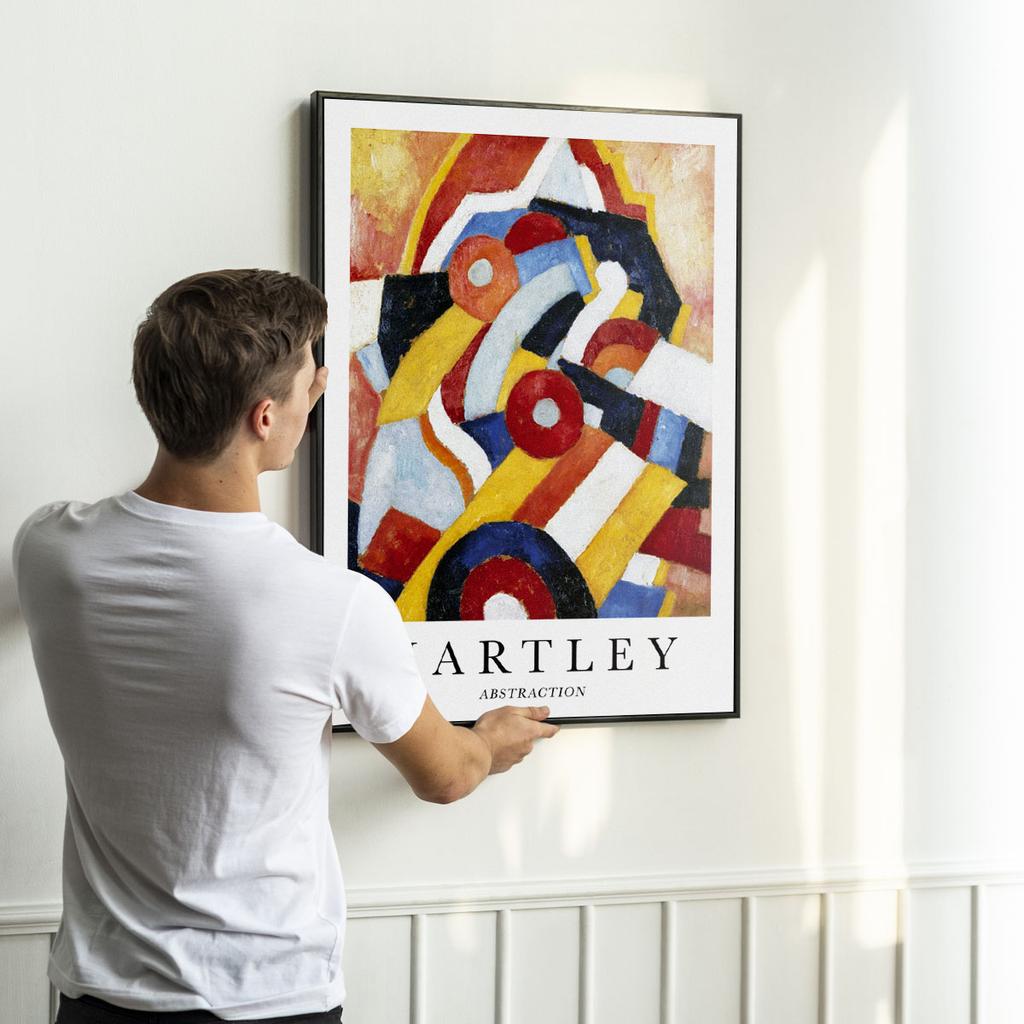 Poster In a Frame Abstraction Hartley