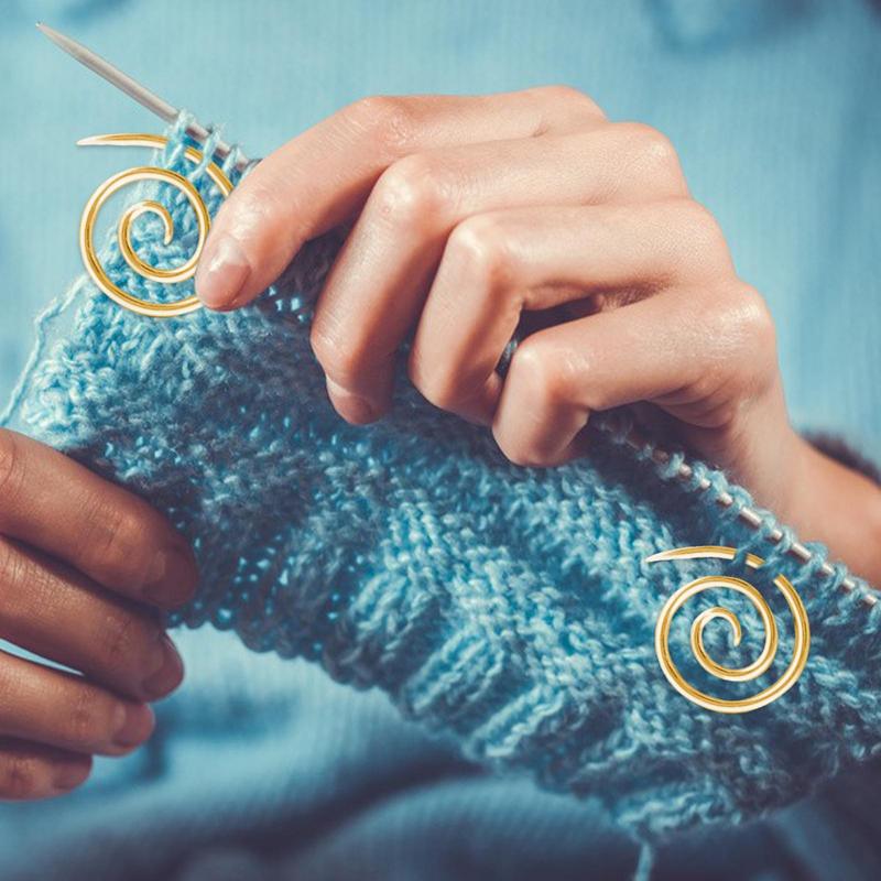 Spiralkabel Stricknadel Edelstahl Rundstricknadel Stricknadelhalter Strickwerkzeuge