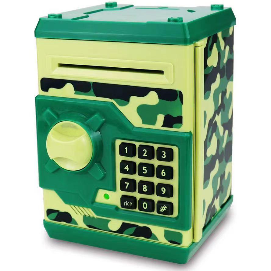 Korejská kreativní dětská ATM pokladnička s funkcí automatického vkládání peněz