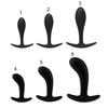 Anal Plug Water Droplets Deep Insertion Silicone Butt Plug Sex Toy for Beginner