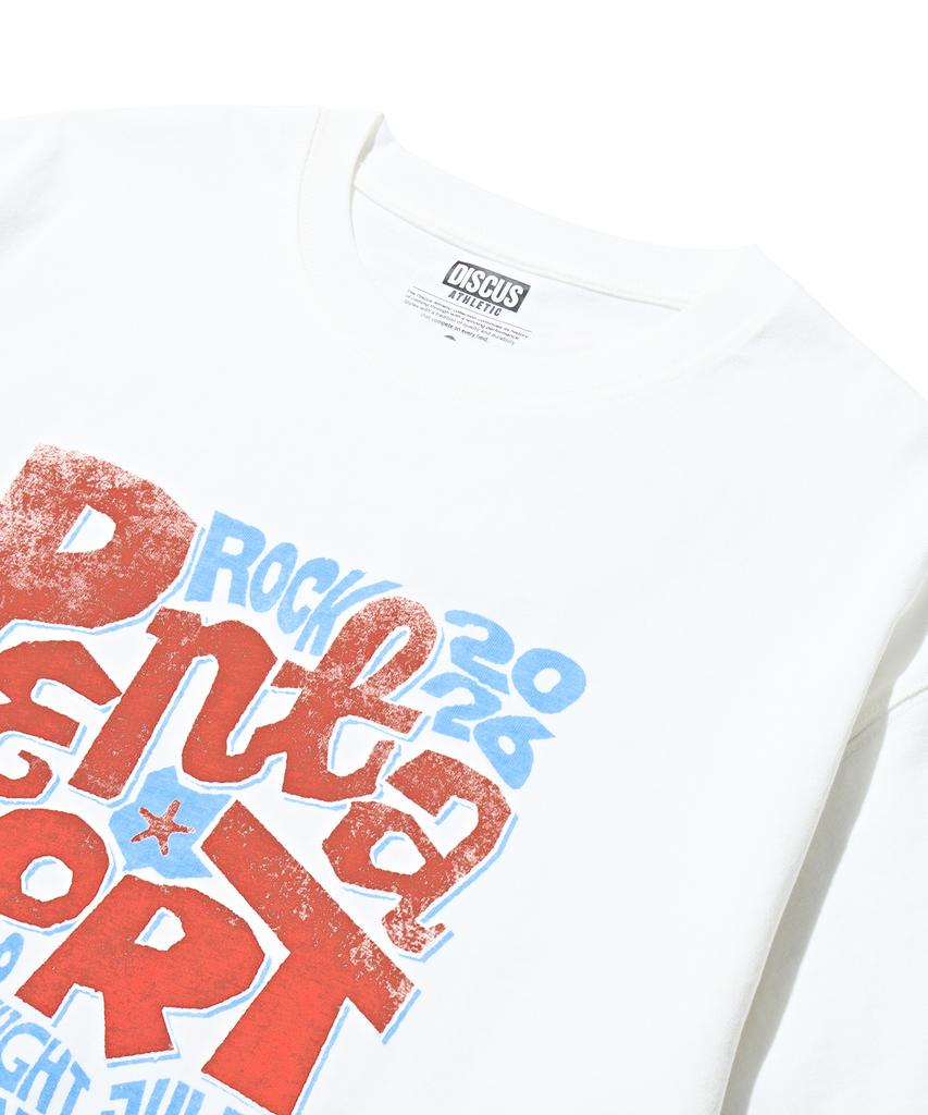 DISCUS ATHLETIC 2026 Pentaport Typo T-Shirt White