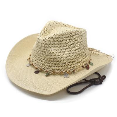 Bohemian Hollow Cowboy Hat Men's Hat Summer Western Cowboy Beach Hat Sun Protection