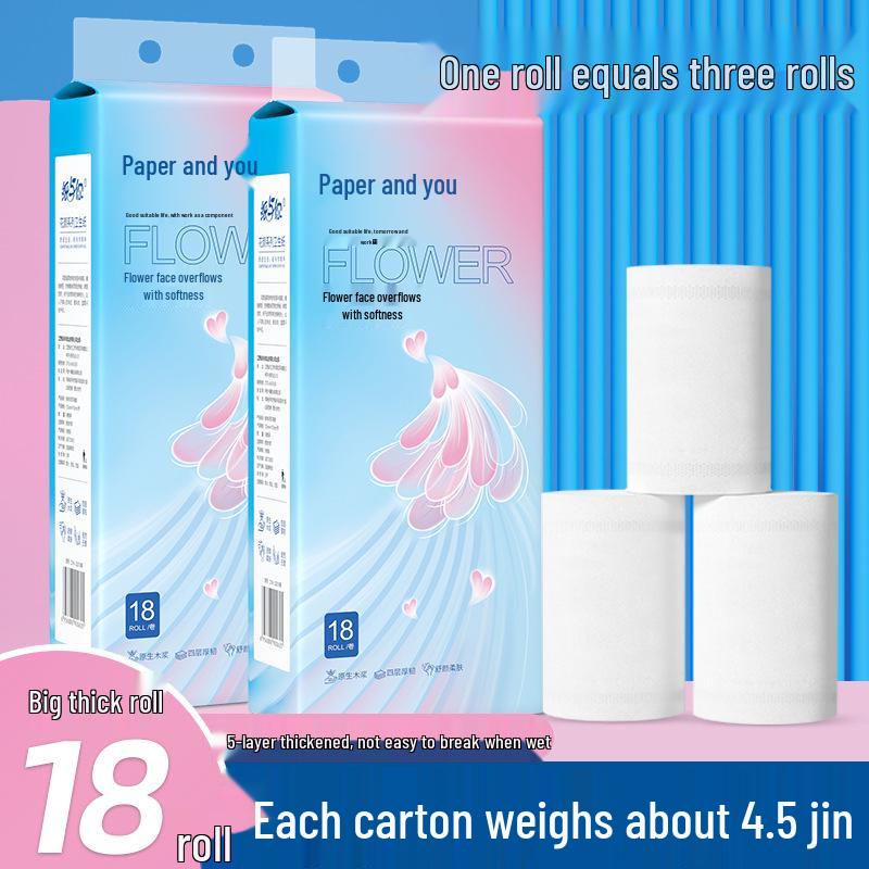Coreless Toilet Paper: Household Paper Towels for Bathroom Use