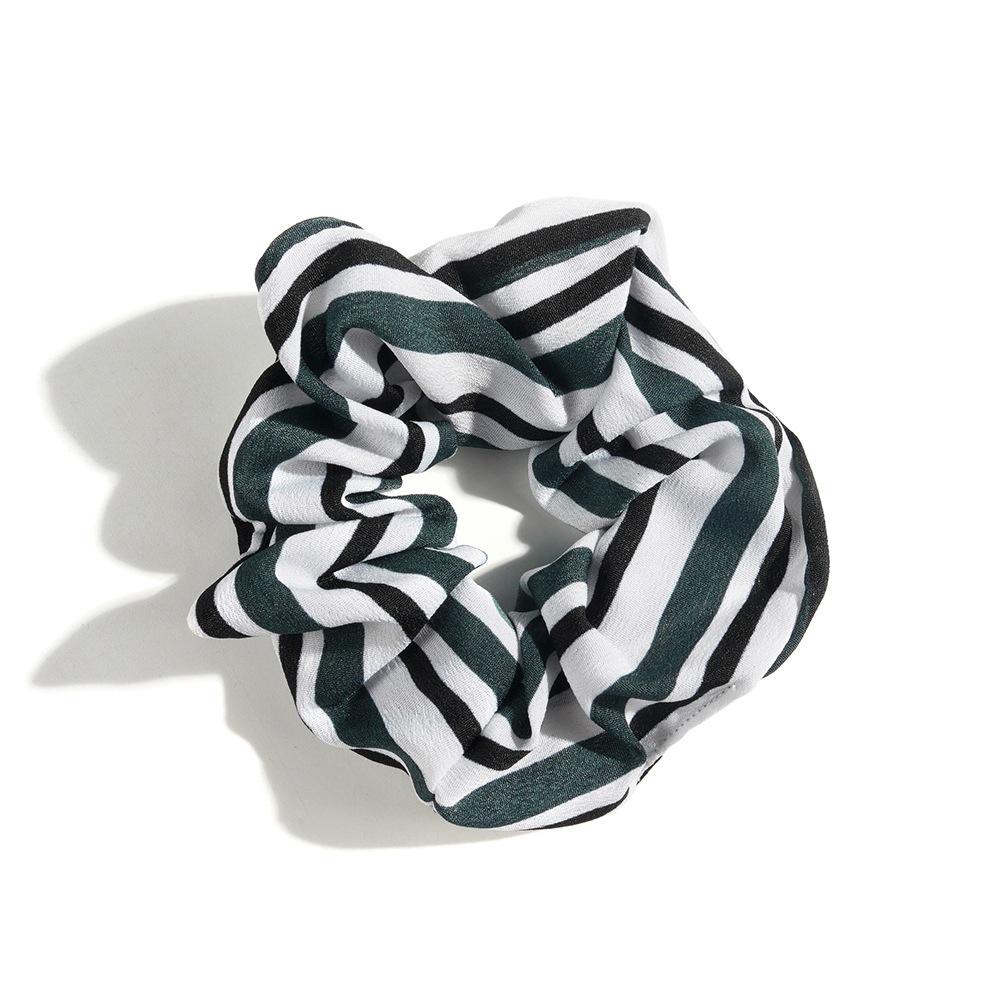 Leopard Print Hair Band Bohemian Large Intestine Band Small Fresh Commuter Rubber Band Flower Print Head Band Head Rope