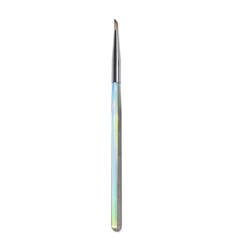 Sandalwood Handle Triangle Nail Art Brush for Painting Butterflies, Petals, Leaves, Gel Flowers, and Embossing.