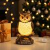 Retro Style Animal Desk Lamp 3D LED Night Light, Resin Dolphin Owl Lion Sculpture Table Handmade Ornament Lamp, USB Decor for Bedroom, Warm