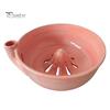 Ceramic Berry Holder with Drainage Self Spinning Washing Bowl, 360 Degree Vortex Cleaning And Flower Shaped Fruit Rinse Bowl Drain Spinner, Vegetable
