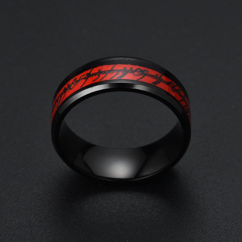 1Pc Fashionable, Versatile and Simple Titanium Steel Ring, Suitable for Daily Wear | As A Gift