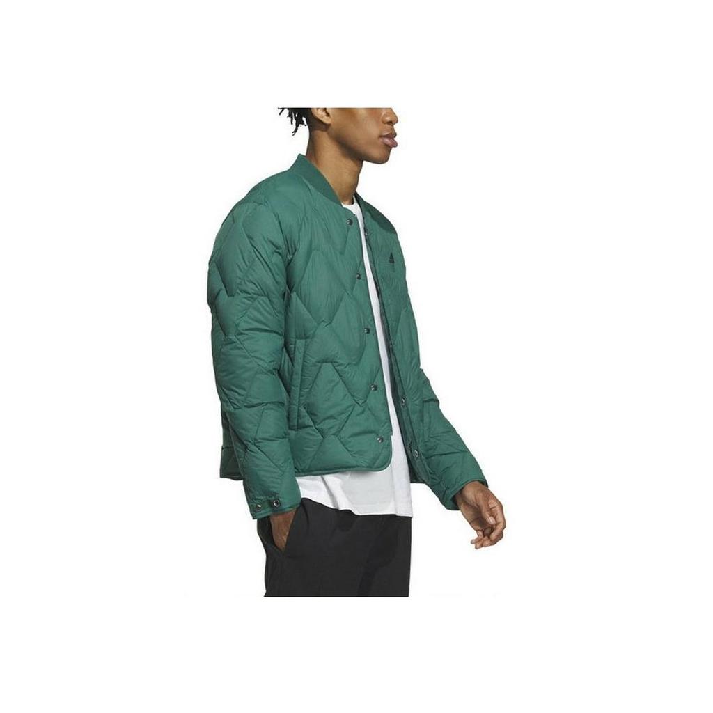 adidas 600 Fill Solid Color Logo Outdoor Warm Sports Training Casual Down Jacket Unisex Jacket Green IW0777