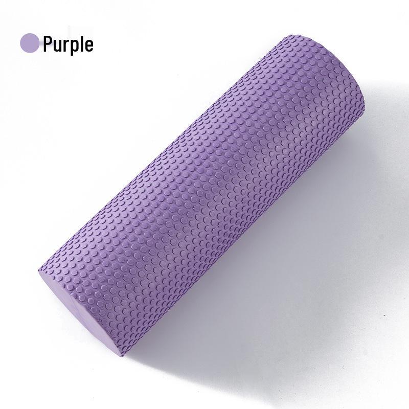 Solid EVA Foam Roller with Grid Pattern for Muscle Relaxation and Yoga Massage