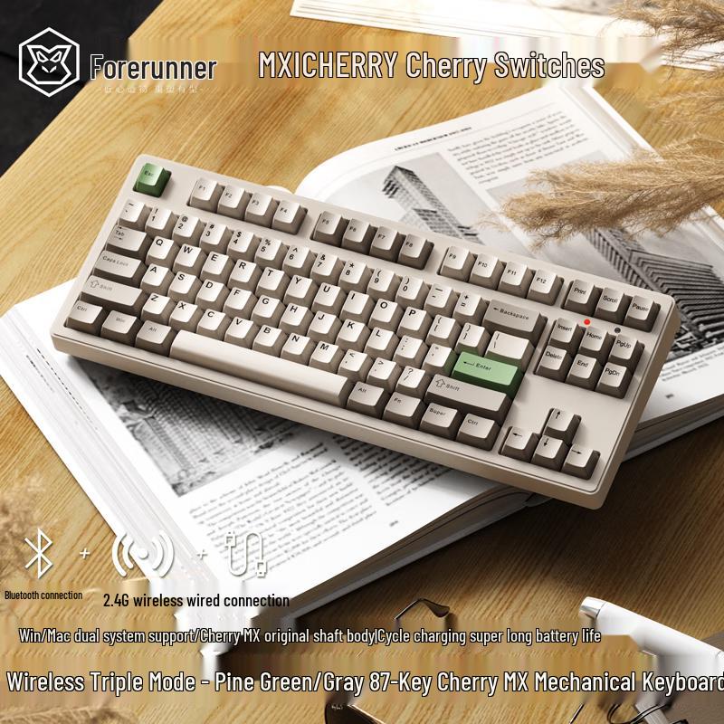 Feker CR87 87-Key Three-Mode Cherry MX Mechanical Keyboard