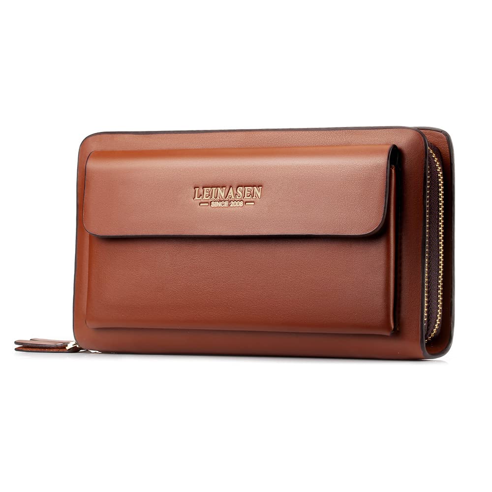 

Кожаная мини-сумка-клатч, длинный кошелек, отделение для карт, кошелек для монет, бумажник, двойная молния, 7 отделений для карт, 2 отделения, маленькая сумка-клатч, сумочка, чехол, свадебная