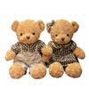Schönes Teddybär-Plüschtierpaar, hochwertige Bären mit Kleidung, Rock, Plüschkissen, Stoffpuppen für Mädchen
