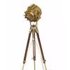 Vintage Style Wooden Tripod Stand Floor Lamp Home Decorative Lighting Christmas Decor