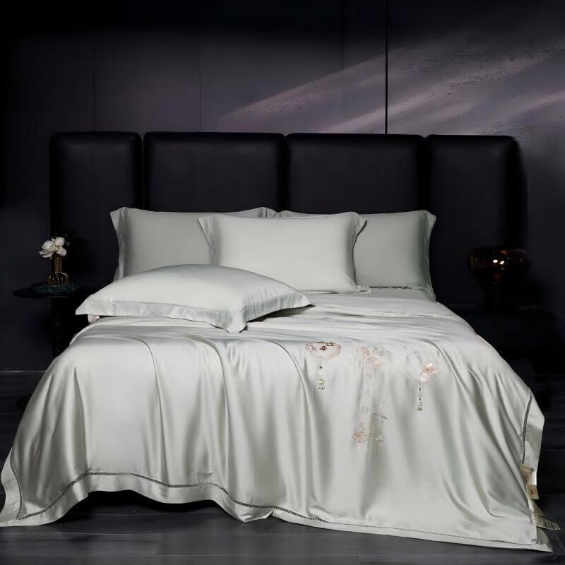 Байцзямэнь 100S Шелковый Сатин Вышивка Су Шелковое Одеяло из Тутового Шелка