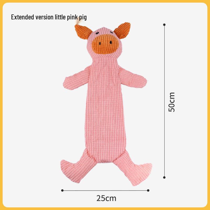 Plush Sleepy Duck Teething Toy for Small & Medium Dogs - Bite-Resistant & Sound-Emitting for Boredom Relief
