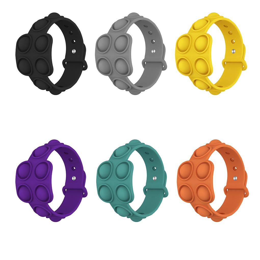 Bubble Bracelet Adjustable Push Wristband Silicone Stress Bubble Bracelet Relief Bracelet