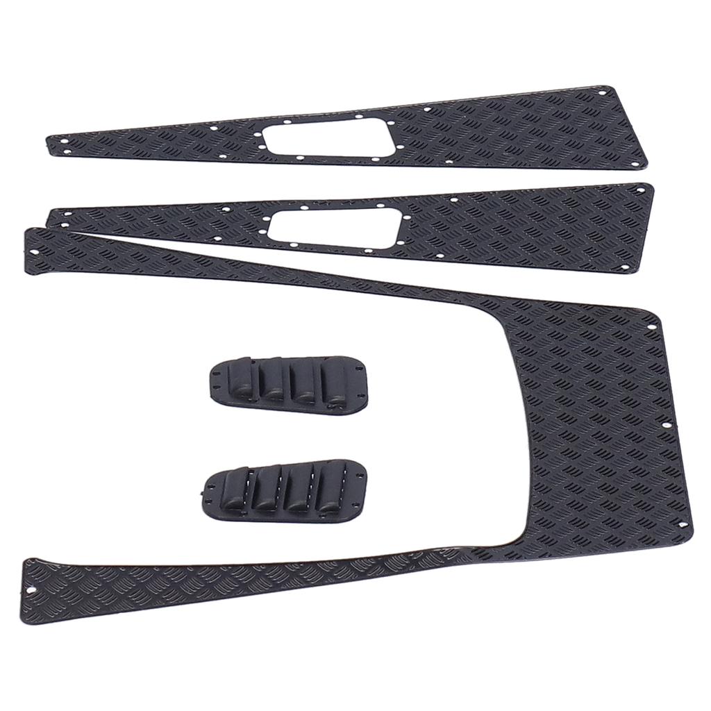 Stainless Steel Air Intake Grille Metal Intake Grille for Traxxas TRX‑4 TRX4 1 10 RC Car