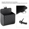 Car Storage Bag Car Air Outlet Debris Bag For Mobile Phone Key Sunglasses Vent Dashboard Tidy Hanging Leather Organizer Box 1pc