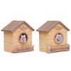 Memorial Urns for Pet Cremation Ashes Box Ashes Container Pet Memory Keepsakes Resin Cats Cremation Box for Small Animal
