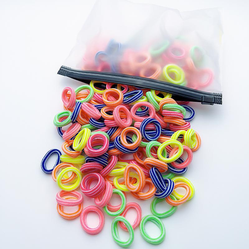 100 Stück elastische Haargummis für Kinder, Haarspangen, Haarbänder, Haaraccessoires für Mädchen, Haargummis, Haarspangen, Stirnbänder, Baby-Haaraccessoires
