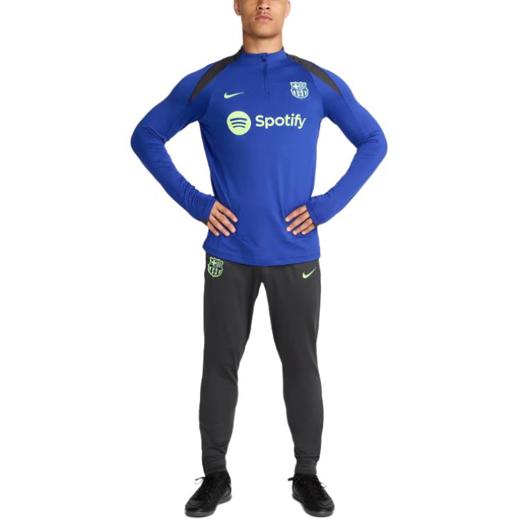 New Nike Fc Barcelona Strike Third Men's Nike Dri FIT Soccer Drill Top FQ2620-418