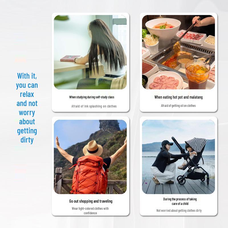 Portable Dry Clean Wipes for Jackets & Ski Suits - Strong Stain Removal, No-Wash, Individually Packed