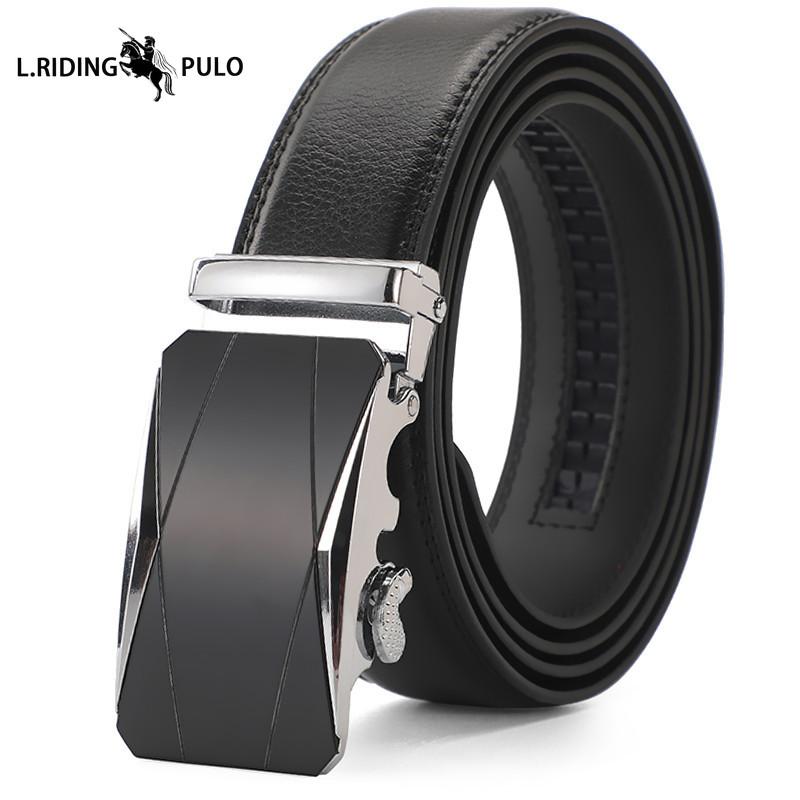 Gürtel Herren High-End Leder Automatikschließe Rindsleder Gürtel Herren Business Herren Hosen Lässig