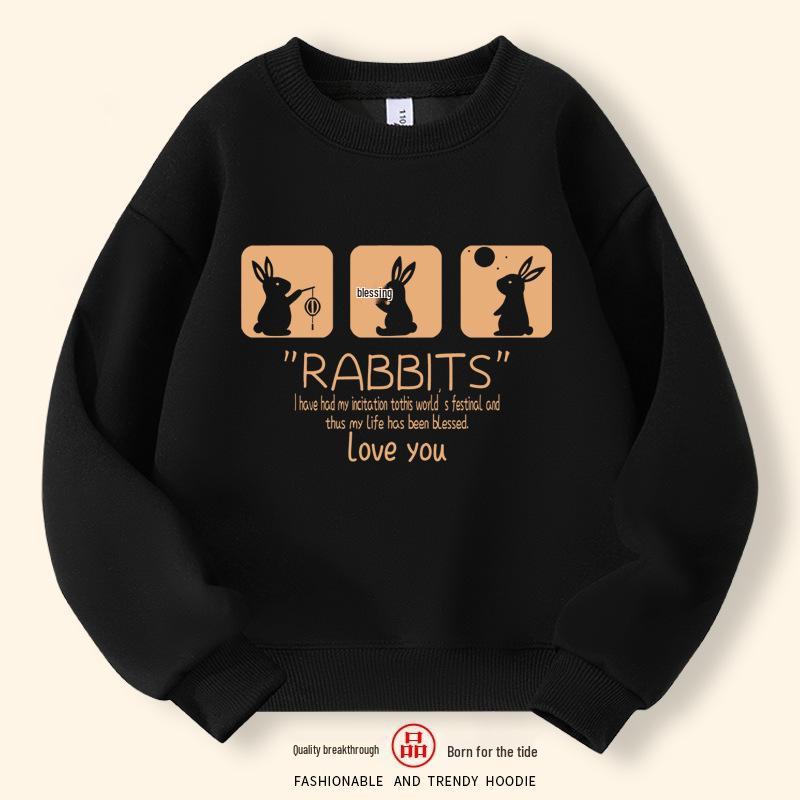 2025 Boys' Stylish Autumn Pullover Sweatshirt - Long Sleeve Round Neck Top for Middle and Big Kids