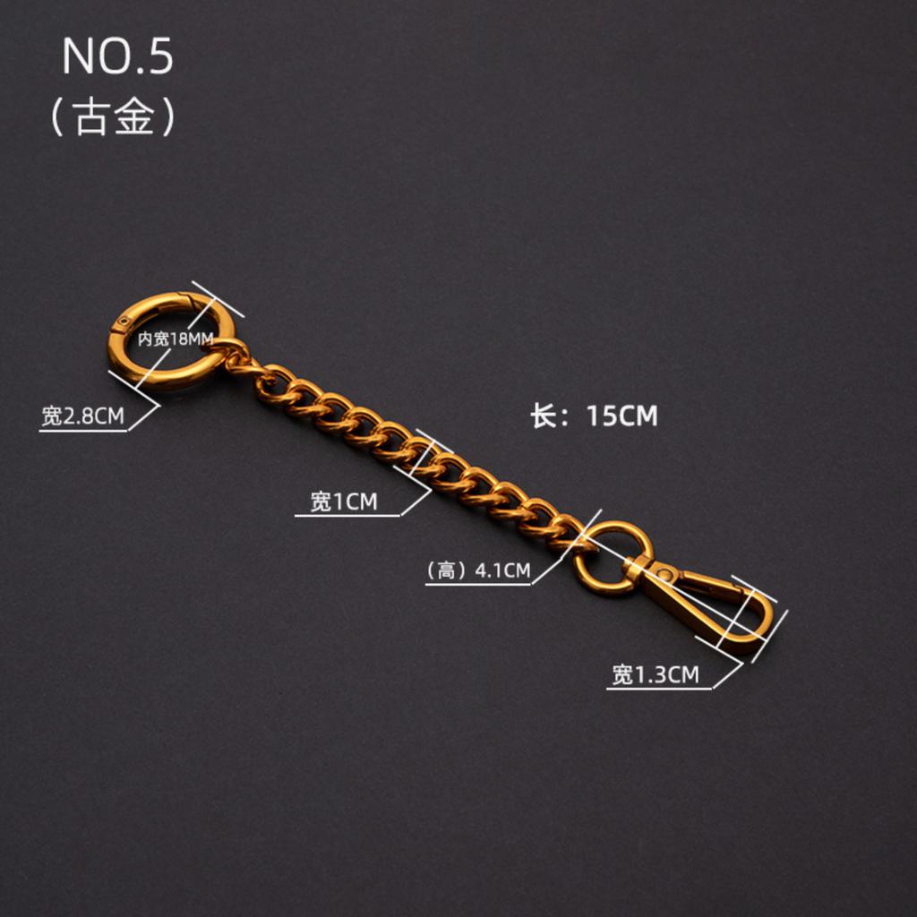 Bag Shoulder Strap Extension Chain Metal