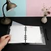 Transparent Frosted Notebook Dividers - 6-Hole A5 A6 A7 Planner Index Pages, Loose-Leaf
