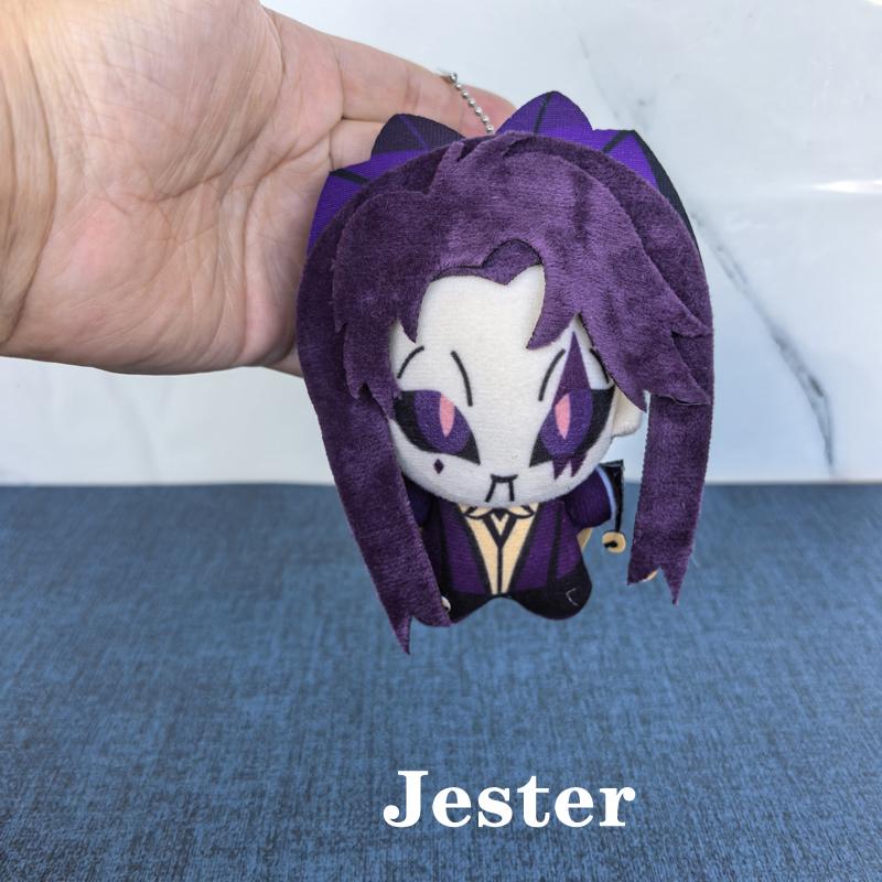 12cm Plüsch Niedlicher Freak Anime Spiel Zirkus Charakter Pierrot / Harlekin Und Hofnarr Cartoon Plüschtiere Tasche Schlüsselanhänger Plüschtier Puppe About 12cm