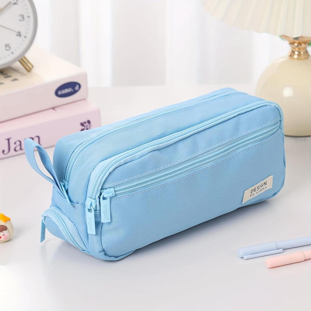 Large Capacity Multi-Layer Pencil Case: Stylish & Portable Stationery Organizer for Students & Adults